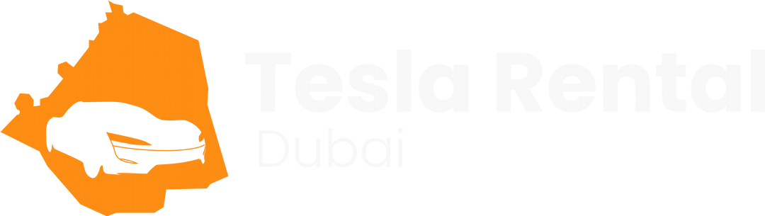 Tesla Rental Dubai - Logo White